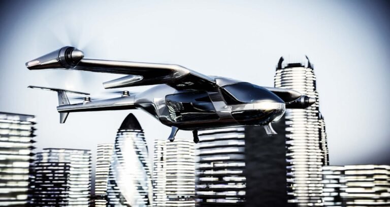 Advanced air mobility covers novel propulsion systems, airframes, and other tech. [Credit: Adobe Stock]