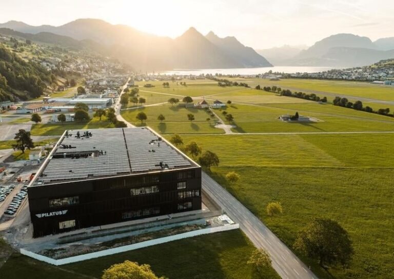 Pilatus Begins Operations In New Composite Center pilatus' new schwarzhorn building