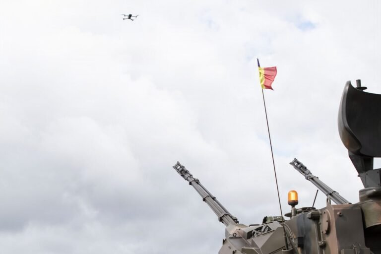 Romanian Gepard tracks US Army drone in Poland drill Romanian Gepard tracks US Army drone in Poland drill