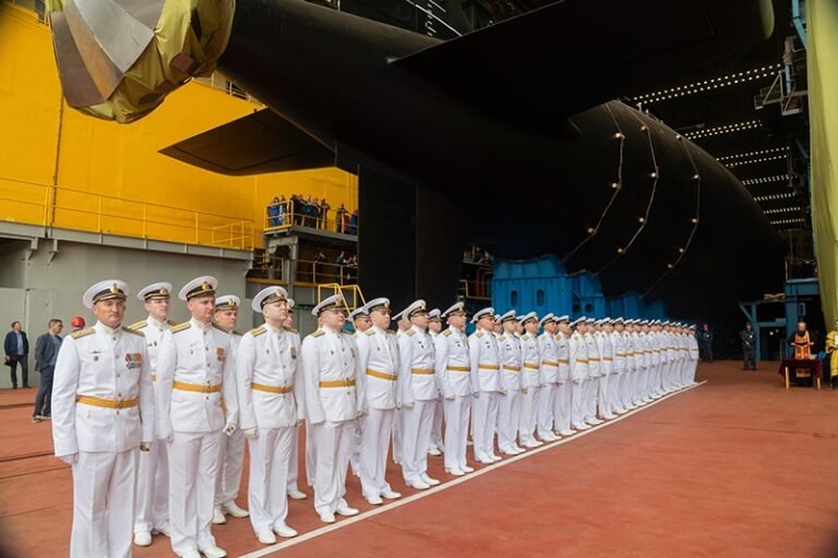 Russia Floats Out Yasen-M-class Nuclear Submarine Ulyanovsk
