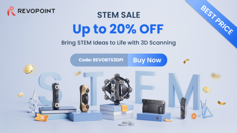 Revopoint’s STEM Sale promotional banner. Image via Revopoint.