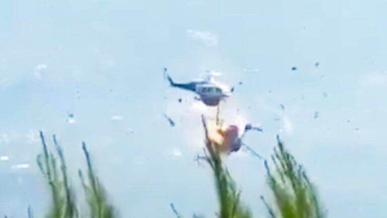 Two Firefighting Helicopters Collided Mid-Air While Battling Wildfire Near Athens Two Firefighting Helicopters Collided Mid-Air While Battling Wildfire Near Athens