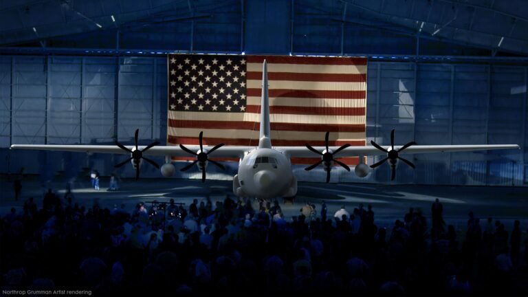 U.S. Navy to Base E-130J at N.C. Marine Corps Station Credit: Northrop Grumman