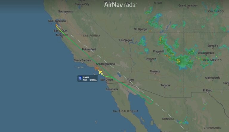 United UA817 from San Francisco declared an emergency and diverted to Los Angeles United UA817 from San Francisco declared an emergency and diverted to Los Angeles