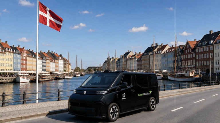WeRide and GreenMobility's GXR in Copenhagen.