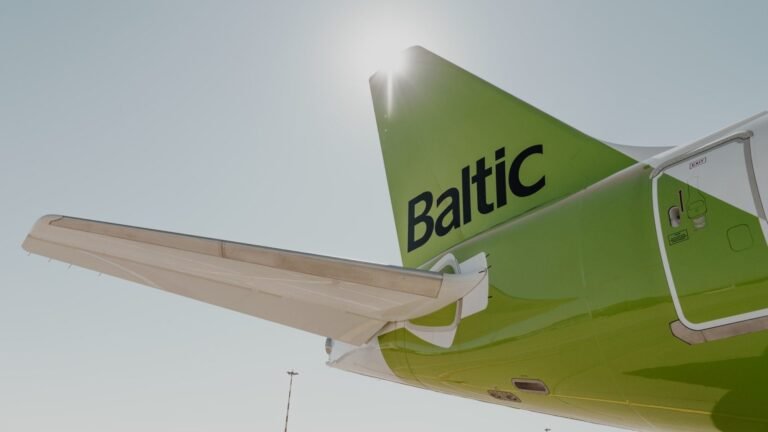 airBaltic Airbus A220 300 tail