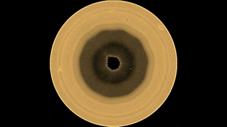 Astronomers discover mysterious 10-sided cloud structure at Saturn’s south pole Astronomers discover mysterious 10-sided cloud structure at Saturn's south pole