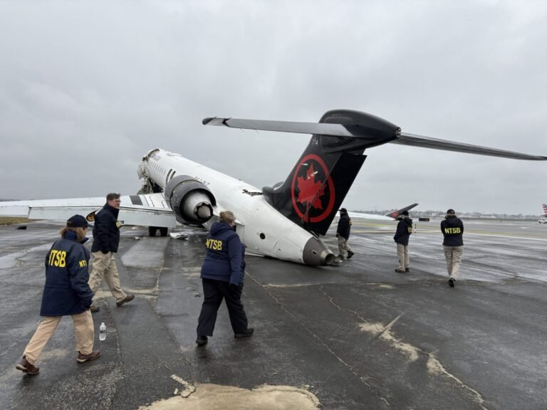 Bipartisan Airport Runway Safety Bill Clears Senate Committee Air Canada on the runway following fatal runway incursion incident at LaGuardia in March