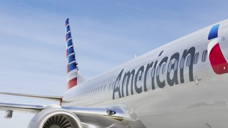 American Airlines aircraft fuselage