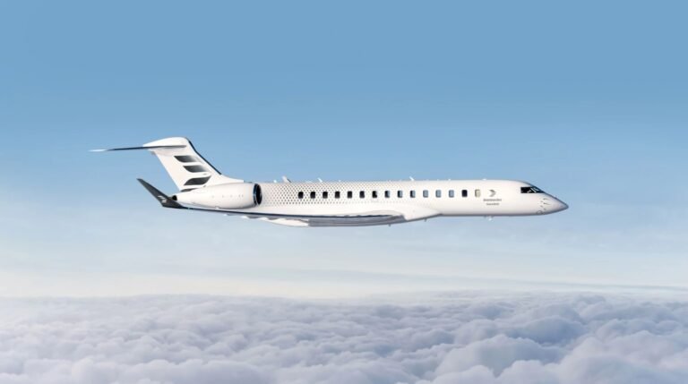 Bombardier Responds to Trump’s Latest Threat Bombardier Global 8000 business jet