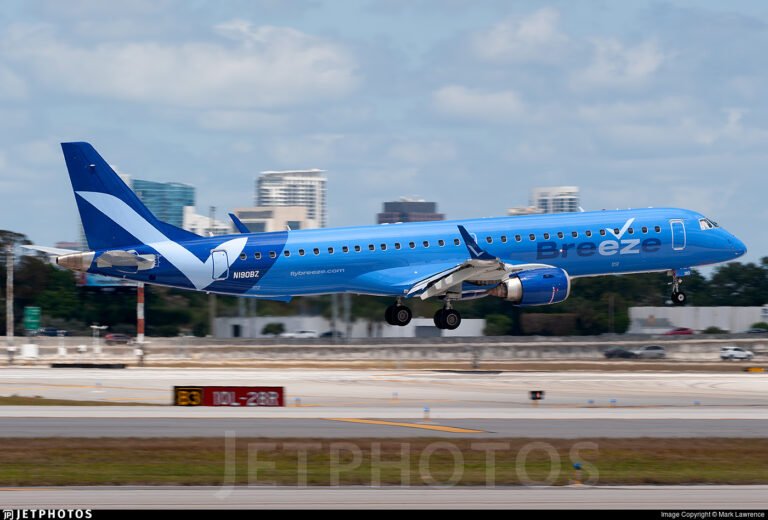 Breeze becomes an all-A220 airline with final E190 retirement Breeze becomes an all-A220 airline with final E190 retirement