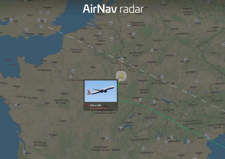 British Airways BA711 to Heathrow is declaring an emergency and diverting to Luxembourg British Airways BA711 to Heathrow is declaring an emergency and diverting to Luxembourg