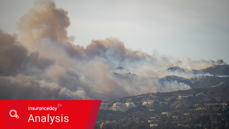 California fire resilience efforts struggle to gain insurer recognition Wildfire in Pacific Palisades, Los Angeles, January 8, 2025, towards Getty Center and Brentwood. Images showcase dense smoke clouds, burning hillsides, and urban areas at risk. 2pm - 3pm.