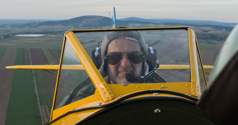Die Boeing Stearman, seine große Liebe Die Boeing Stearman, seine große Liebe