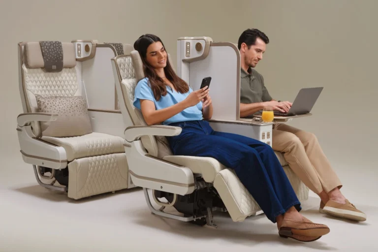Emirates unveils new electric Premium Economy seat for Airbus A350 Air Data News