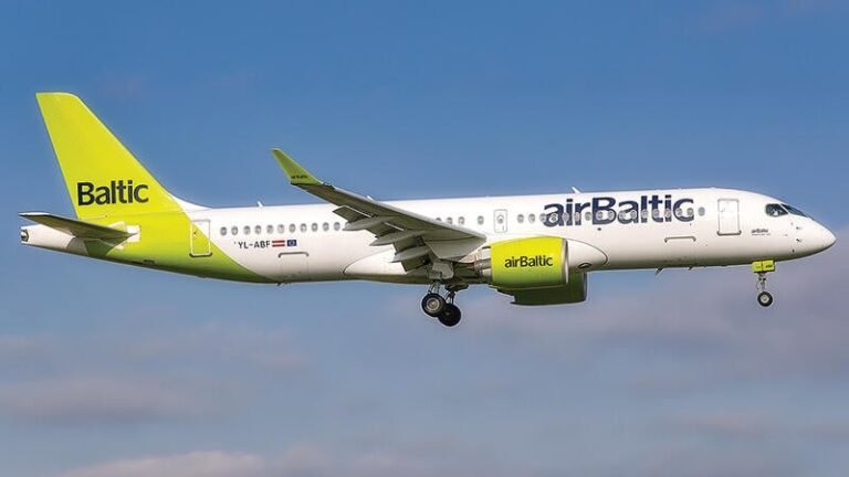 Europe’s Smaller Airlines Face The Pressure AirBaltic A220 flying
