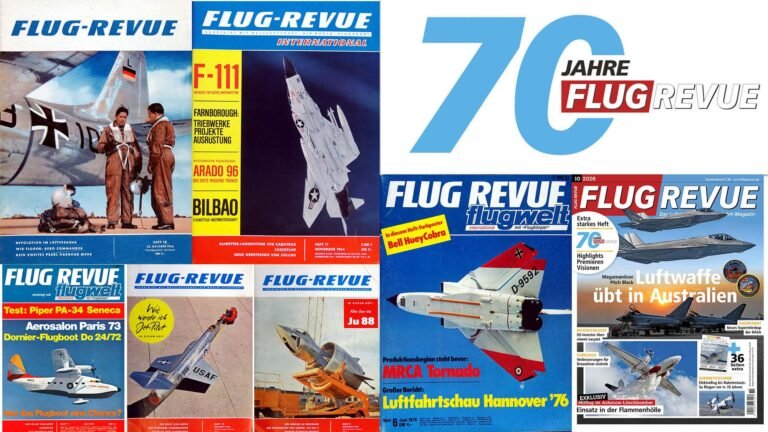 FLUG REVUE Jubiläum: Die Titelstars FLUG REVUE Titelbild Airbus A380