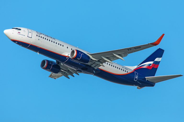 An Aeroflot Boeing 737-800 [Credit: AirlineGeeks/William Derrickson]