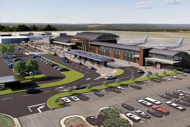 Washington Manassas Airport commercial service rendering