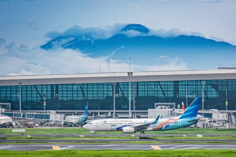 Soekarno-Hatta Airport in Jakarta Indonesia Lukman Nurrohim : Shutterstock.com shutterstock_2422208465
