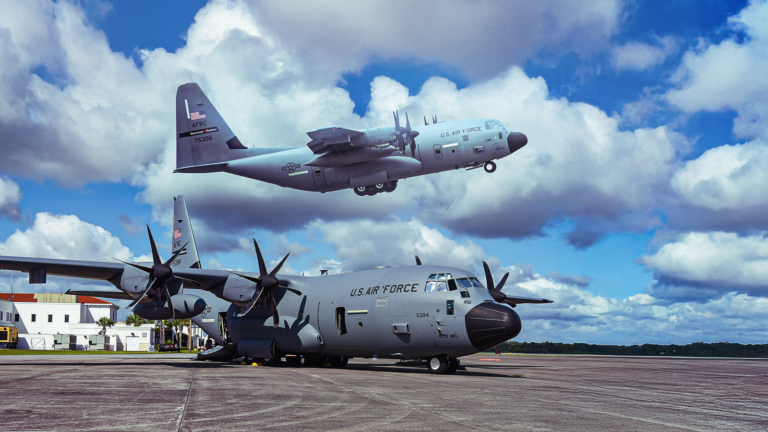 Inside The WC-130Js That Fly Into Storms Inside The WC-130Js That Fly Into Storms