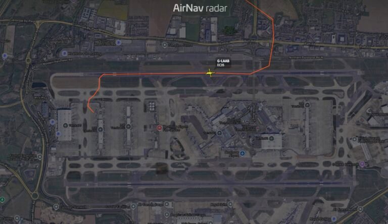 London HEMS helicopter just landed in middle of runway 27R at Heathrow causing go arounds London HEMS helicopter just landed in middle of runway 27R at Heathrow causing go arounds
