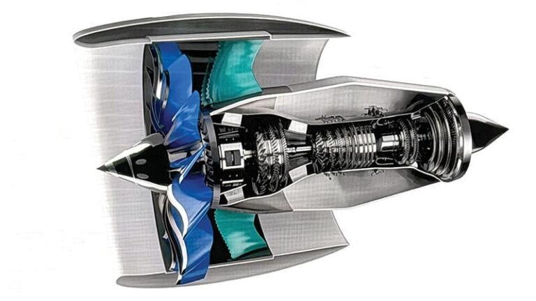 Next-Gen Narrowbody Engine Contenders Advance Test Plans Rolls-Royce prototype UF30 cross-section concept art