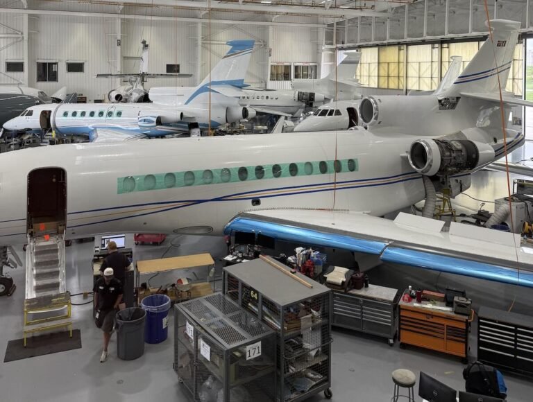 Opinion: Why Flight Departments Need MRO Staff At Shop Visits bizjets undergoing maintenance
