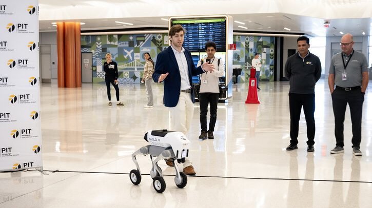 Pittsburgh International Airport releases four-legged robots into terminal Pittsburgh International Airport releases four-legged robots into terminal