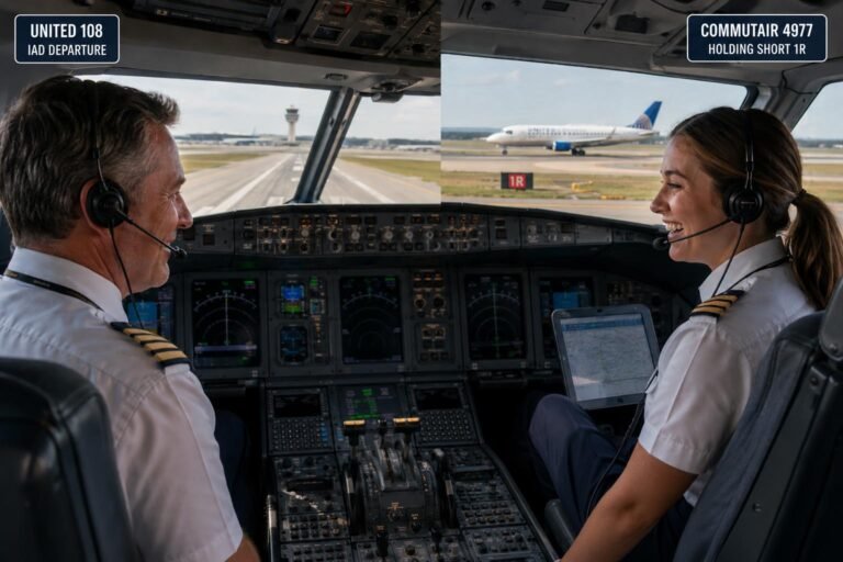 “Pops?” Pilot father and daughter share hilarious mid-takeoff exchange over Dulles ATC frequency
