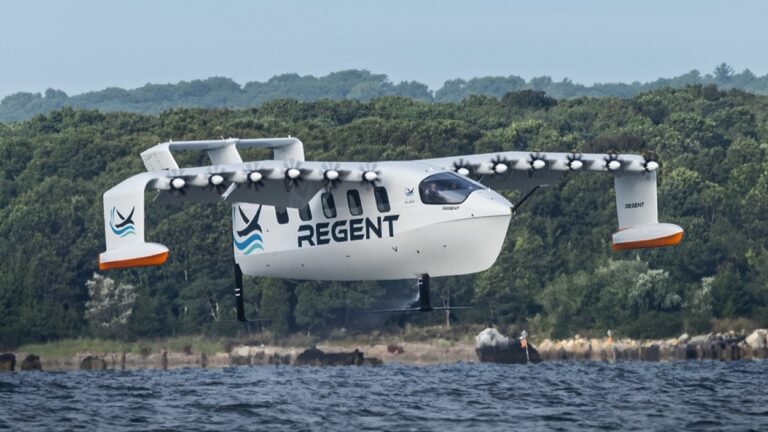REGENT flies its first crewed Seaglider, betting against eVTOL