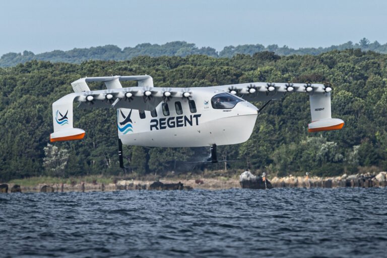 Regent Craft Viceroy electric wing in ground effect seaglider first crewed flight