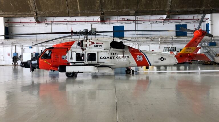Coast Guard MH-60 Jayhawk helicopter [Credit: U.S. Coast Guard/Carlos Gonzalez]