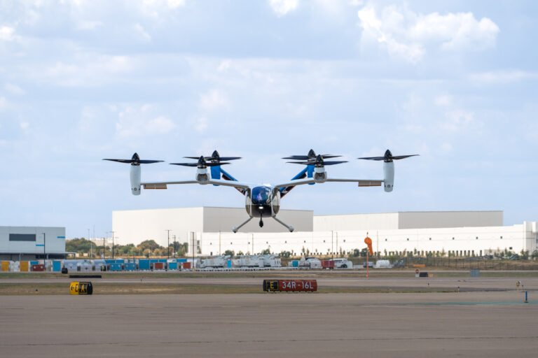 Joby Aviation prototype electric eVTOL air taxi at Perot Field in Texas begins FAA eIPP operations