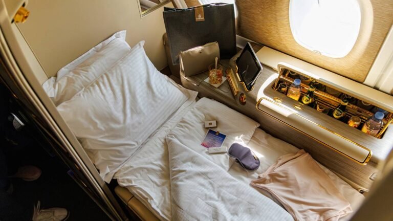 The Striking Differences Between Emirates First Class & Business Class On The Airbus A380 In 2026