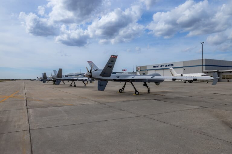 Three MQ-9 operators complete five-month integration trial at Fargo airport Three MQ-9 operators complete five-month integration trial at Fargo airport