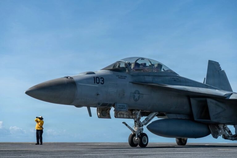 Two Aviators Eject In Carrier Landing Mishap