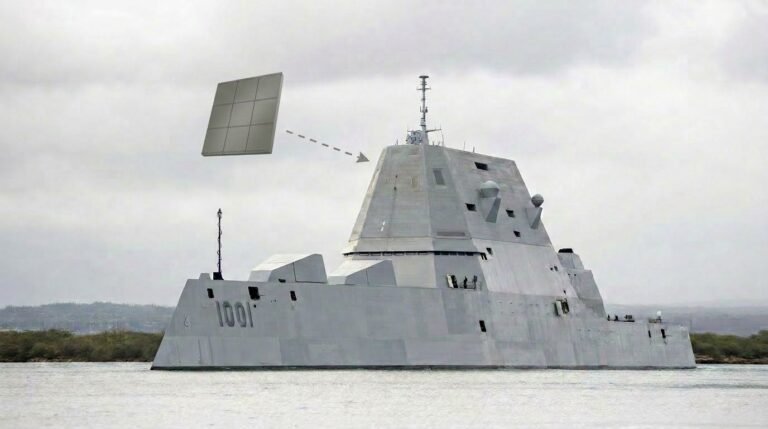 Zumwalt with SPY-6 Radar