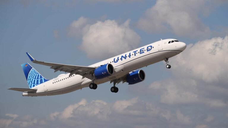 United Airlines erhält erste A321XLR mit GTF Advantage Tiger ARH CMDS Trial