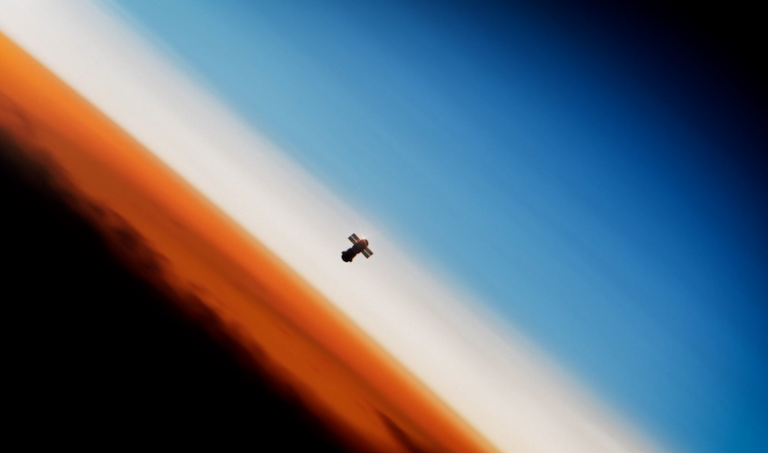 rendering of vast haven-1 space station in orbit