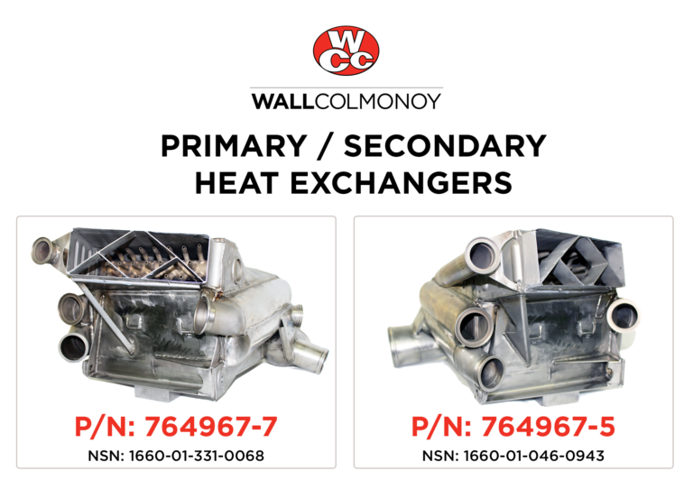 F-16 Secondary Heat Exchangers. Image via Wall Colmonoy.