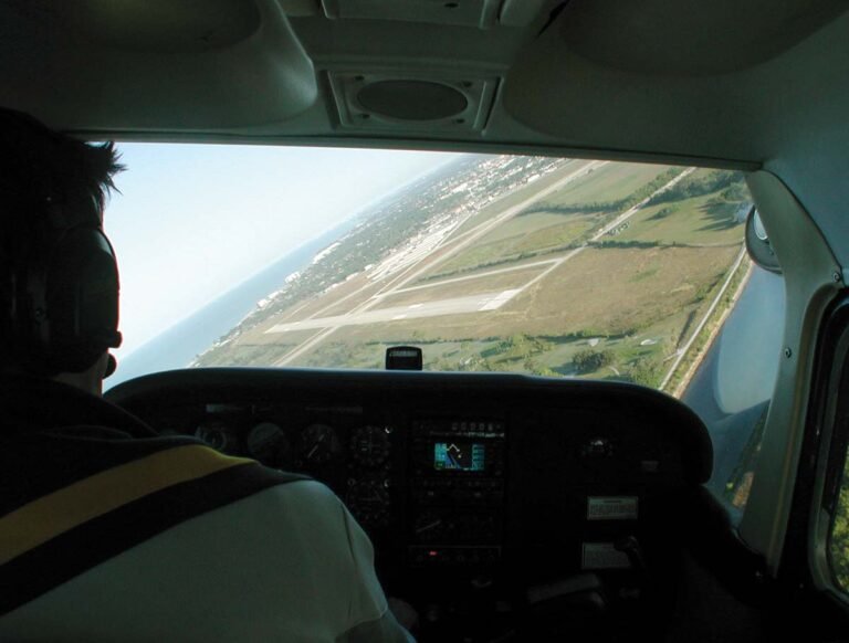 Performing proper clearing turns before any maneuver ensures an open path and keeps you safe from nearby traffic. [Credit: FLYING Archive]