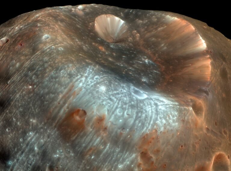 APOD: 2026 October 9 – Stickney Crater APOD: 2026 October 9 – Stickney Crater