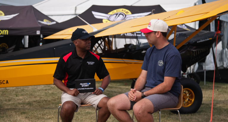 'Aviation Start' Episode 6 with host Jamail Larkins and guest Ethan O'Rourke [Credit: FLYING]