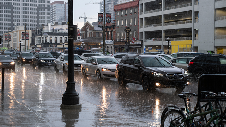 Ottawa in the rain