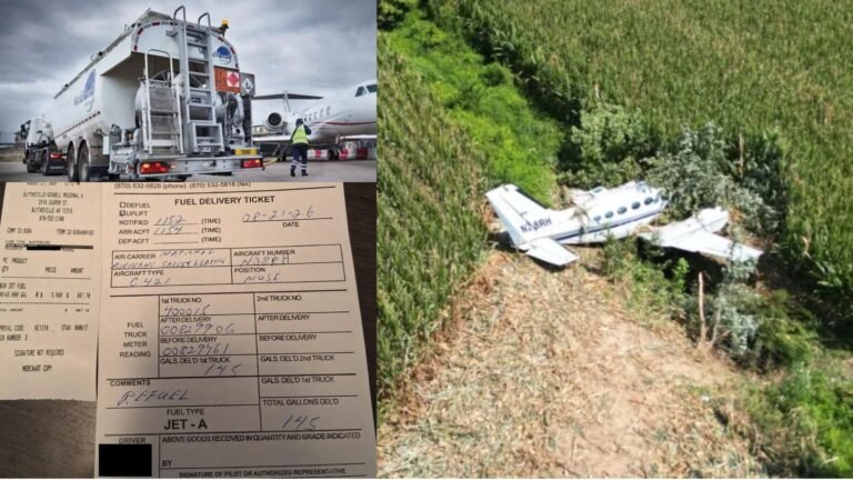 Cessna 421 misfueled with Jet-A: the receipt was the last check