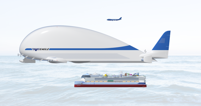 Daily Memo: Airborne Cruise Ships—On Solid Ground Or Flight Of Fancy? The Eagle, per an artist