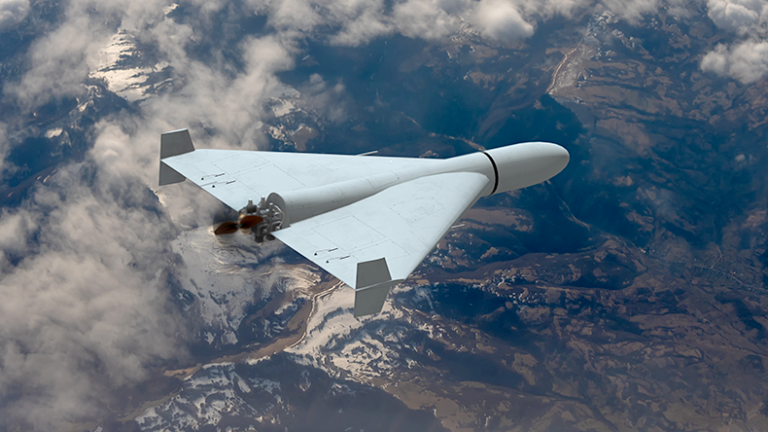 Drone attacks expose potential gaps in traditional property insurance: WTW A tactical strike drone over the ground, a modern combat drone moving at high speeds