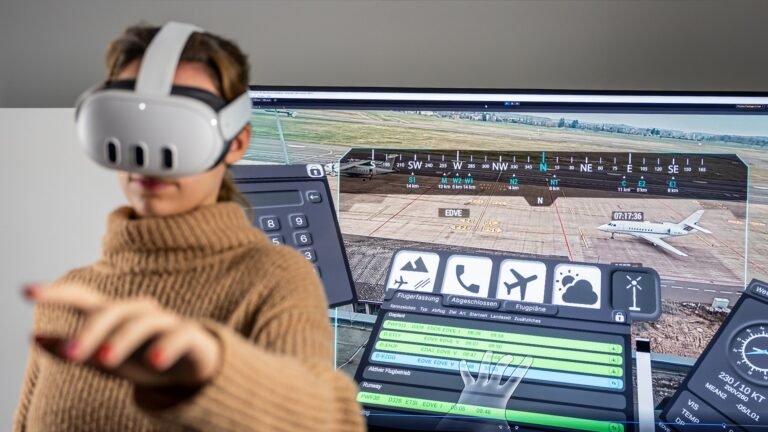 Flugsicherung per VR-Brille soll marktreif werden