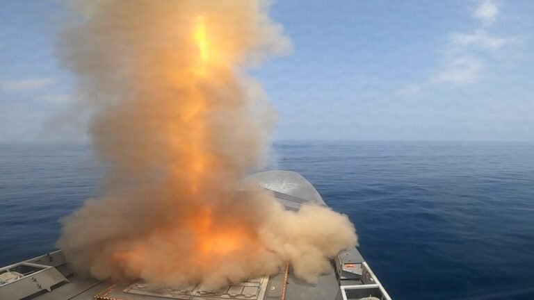 French frigate downs ballistic missile near Belgian warship French frigate downs ballistic missile near Belgian warship